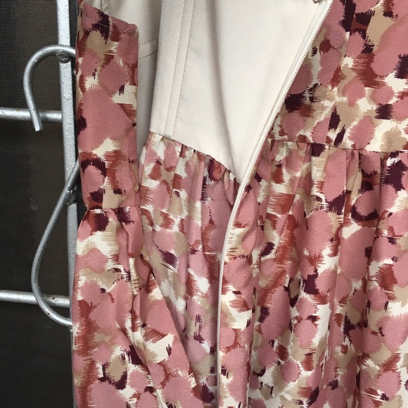 Fossil silky ellery pink print sundress ruffle NWT - Picture 5 of 8